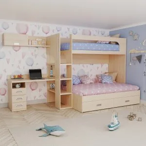 Семейная кровать чердак ДМ 272