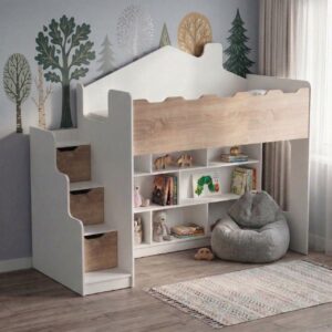 Дитяче ліжко будинок з ігровою зоною БУД 2